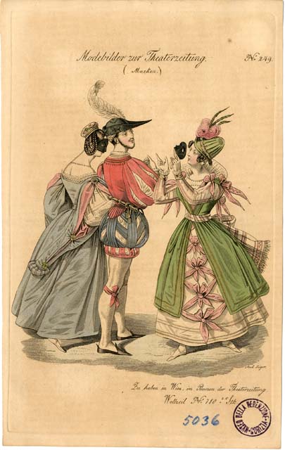 costume maschile e costumi femminili