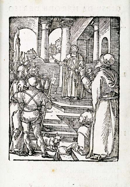 Cristo condotto da Pilato