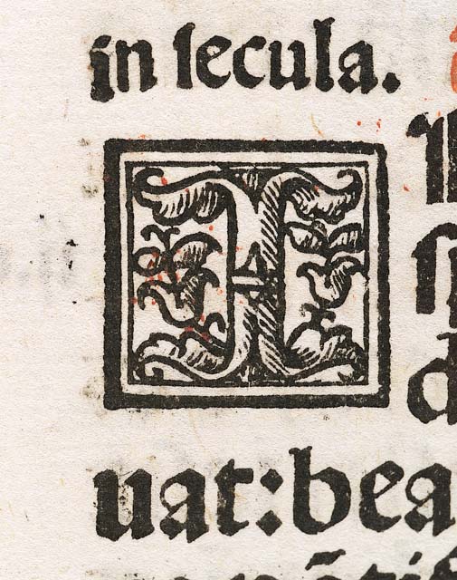 lettera iniziale ornata: I
