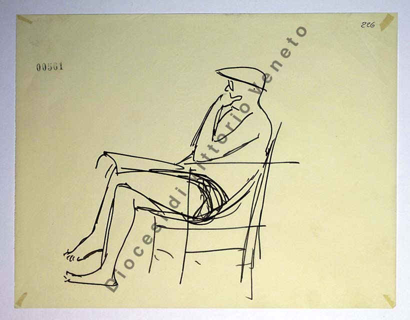 figura maschile seduta