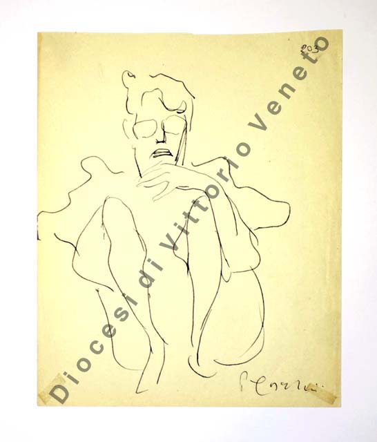 figura femminile seduta