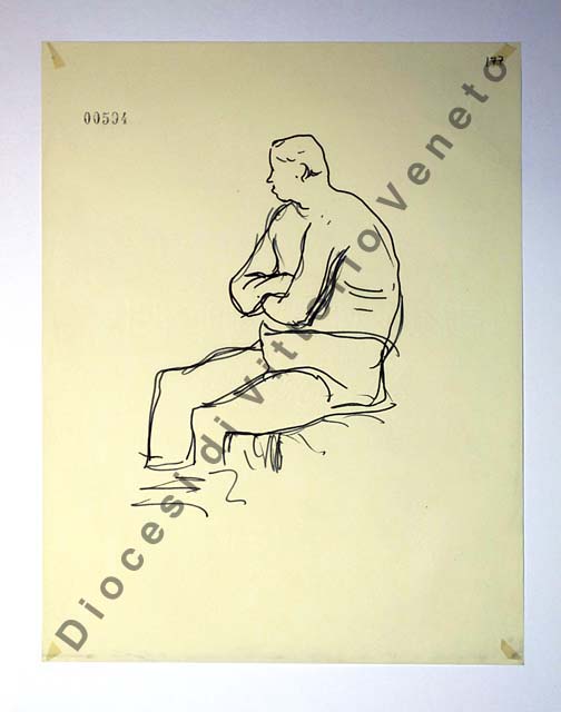 figura maschile seduta