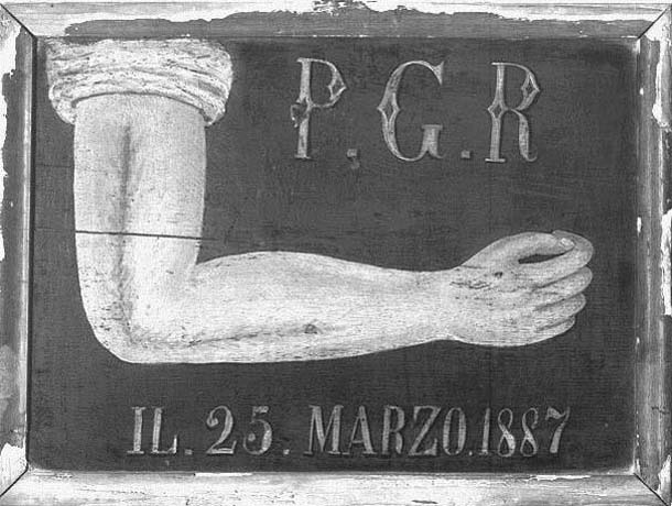 Ex voto a placchetta