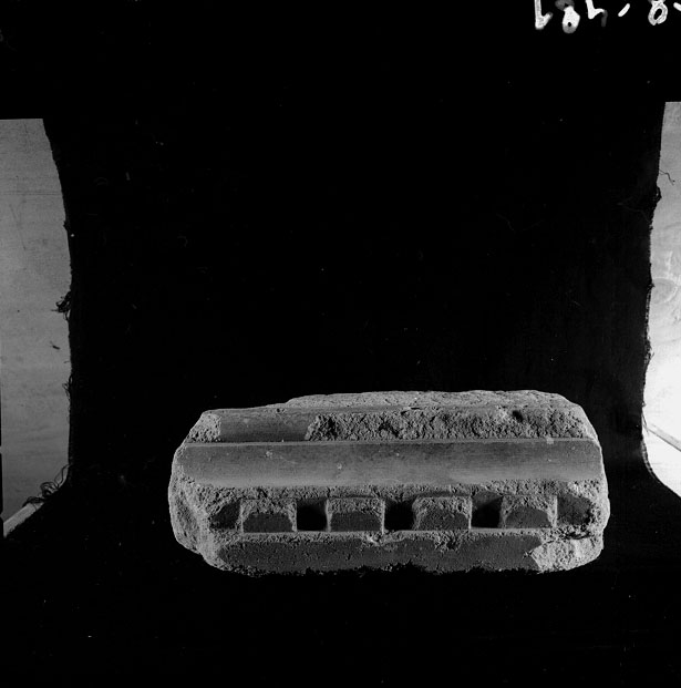 cornice/ a dentelli, frammento