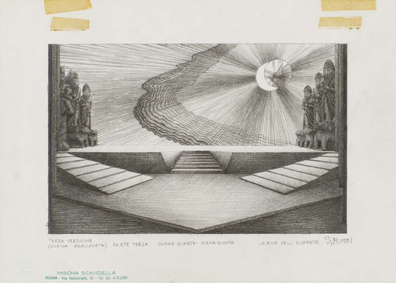 scenografia per Nabucco