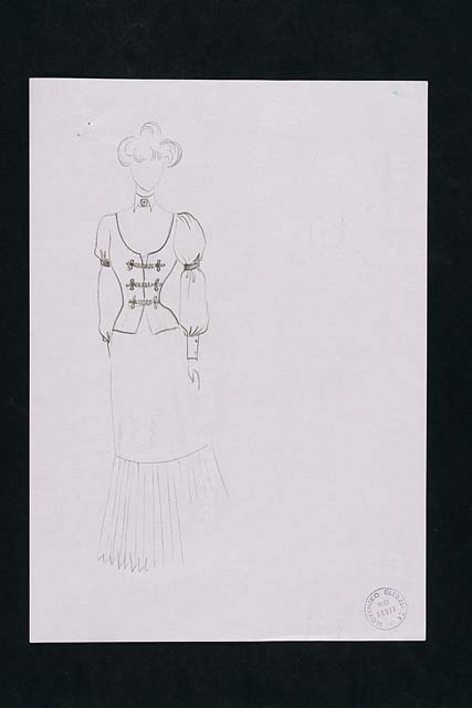costume femminile per La coscienza di Zeno