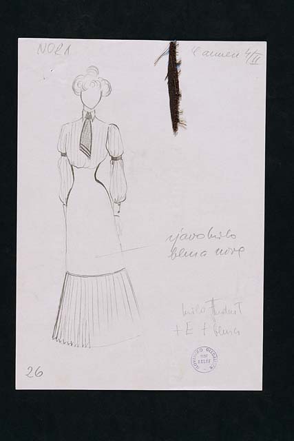 costume per La coscienza di Zeno: Carmen