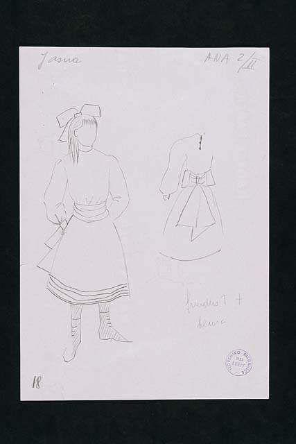 costume per La coscienza di Zeno: Ana