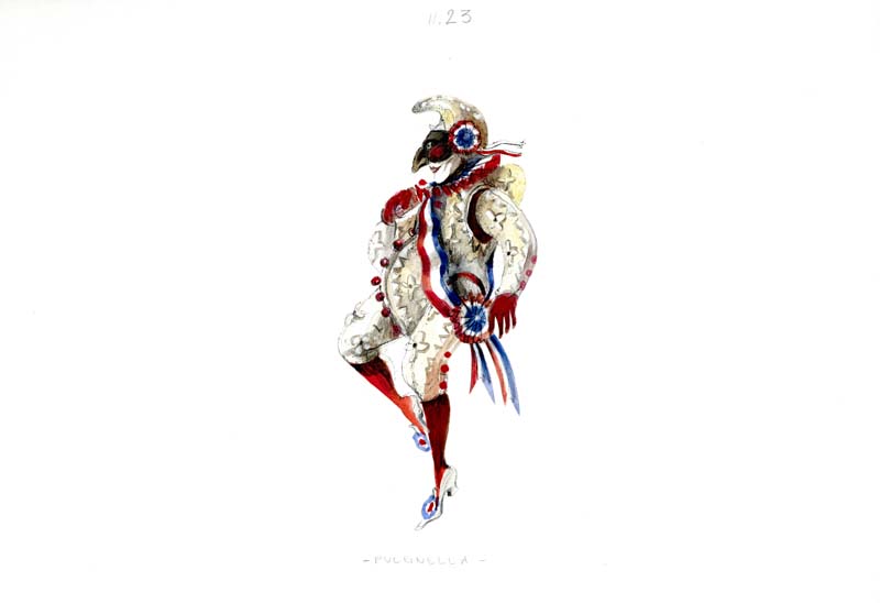 costume per Eleonora: Pulcinella