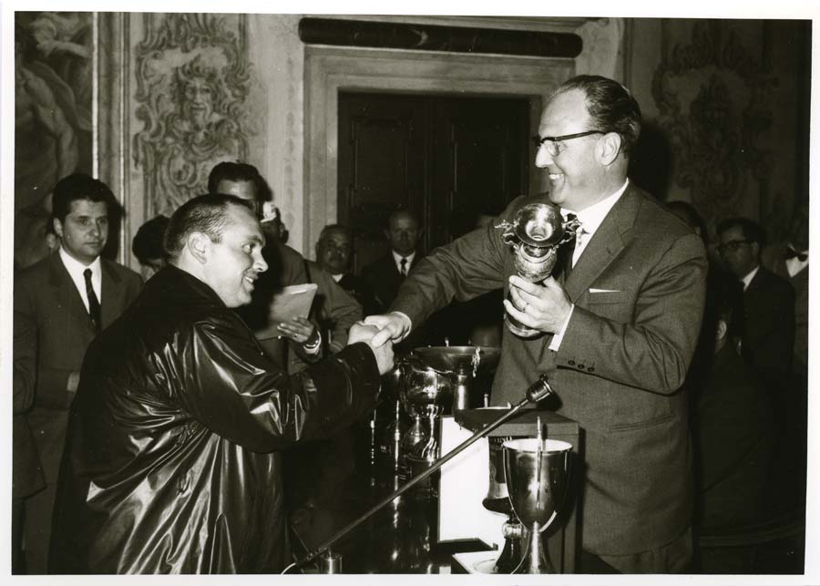 Premiazione del Giro Ciclistico della Regione