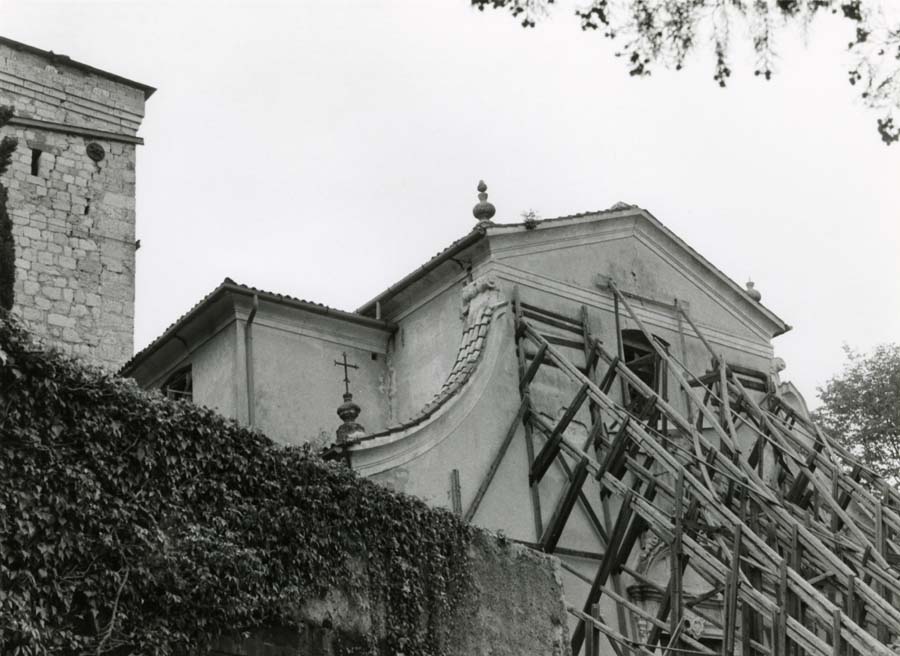 Chiesa del castello di San Daniele del Friuli colpita dal terremoto