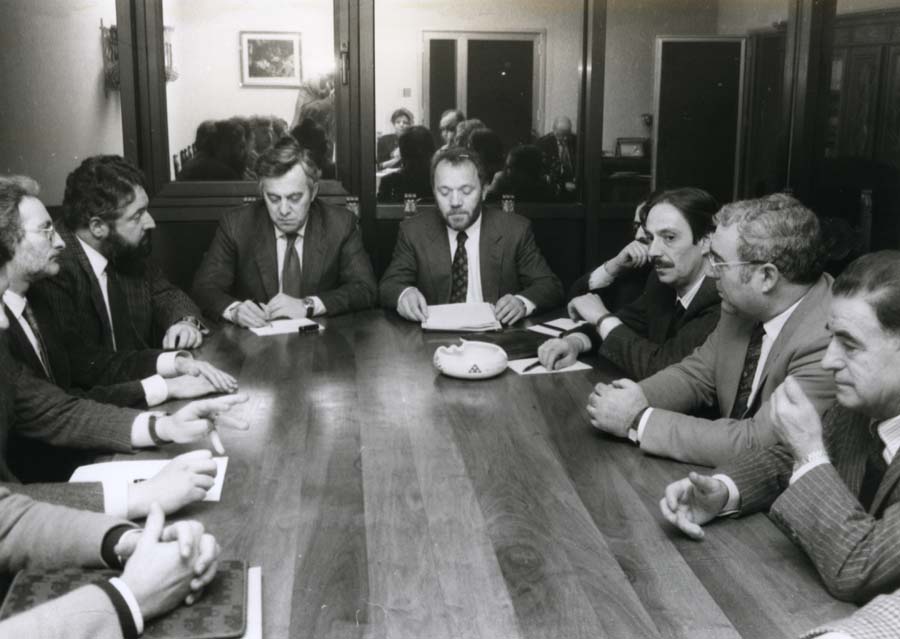 Prima riunione della Comunità Montana della Carnia a Tolmezzo per l'Agenzia per lo Sviluppo Economico della Montagna