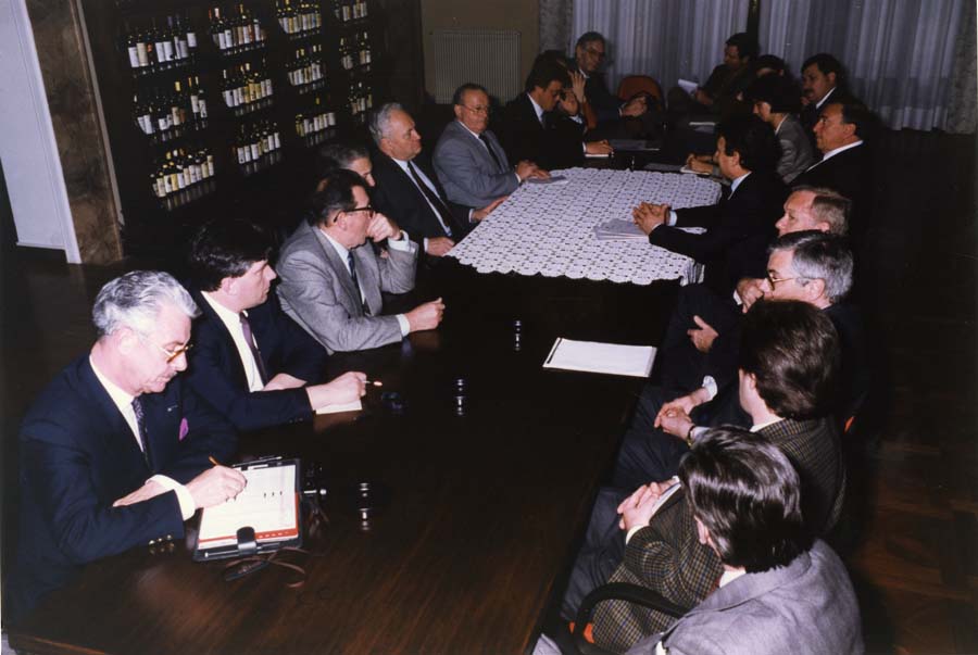 Incontro fra l'Assessore all'Agricoltura Vinicio Turello e la delegazione francese della regione Champagne - Ardenne