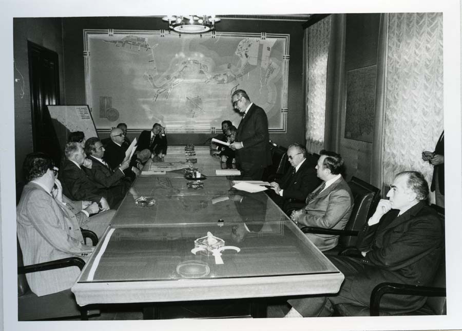 Visita del Presidente della Commissione Europea François-Xavier Ortoli