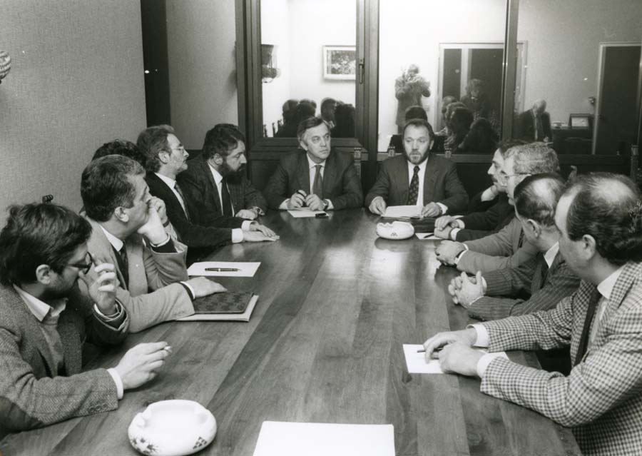 Prima riunione della Comunità Montana della Carnia a Tolmezzo per l'Agenzia per lo Sviluppo Economico della Montagna