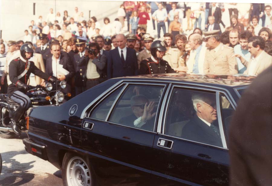 Visita del Presidente della Repubblica Italiana Sandro Pertini