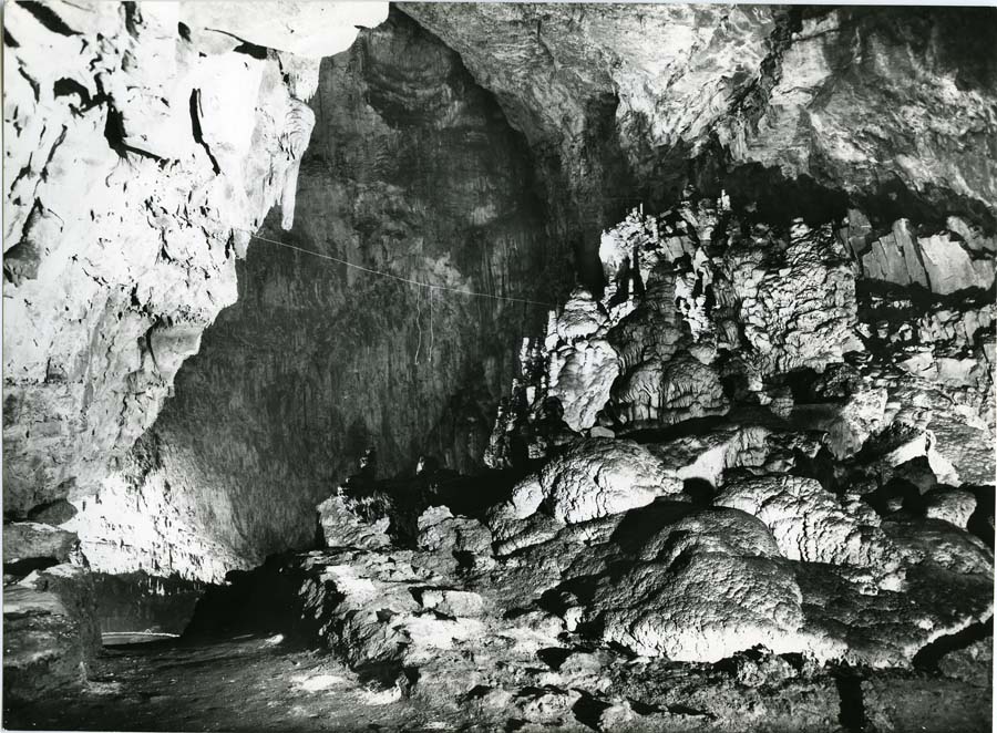 Visita del Vicepresidente Giacometti alla Grotta Gigante
