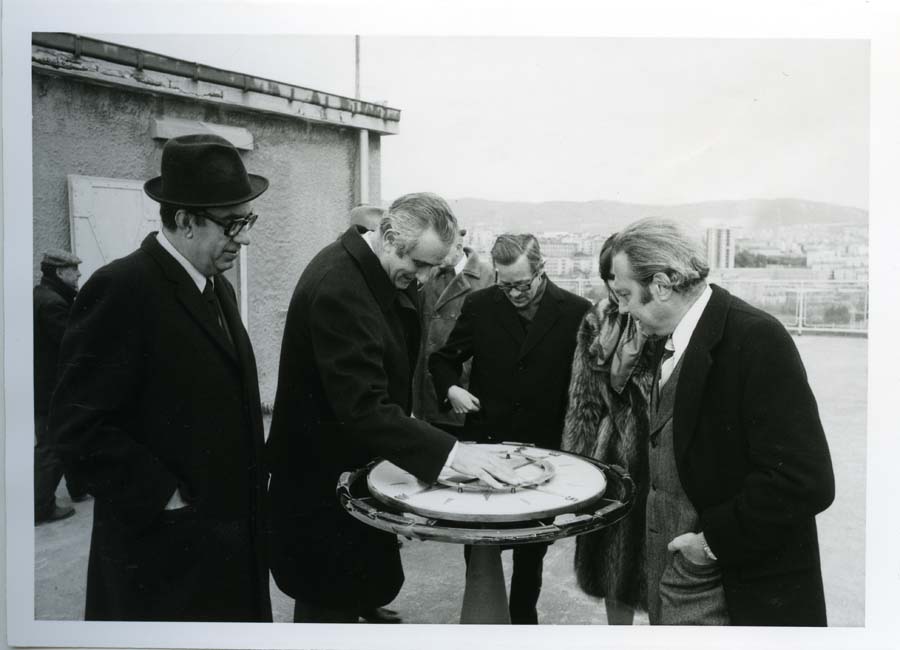 Visita del Presidente della Commissione Europea François-Xavier Ortoli