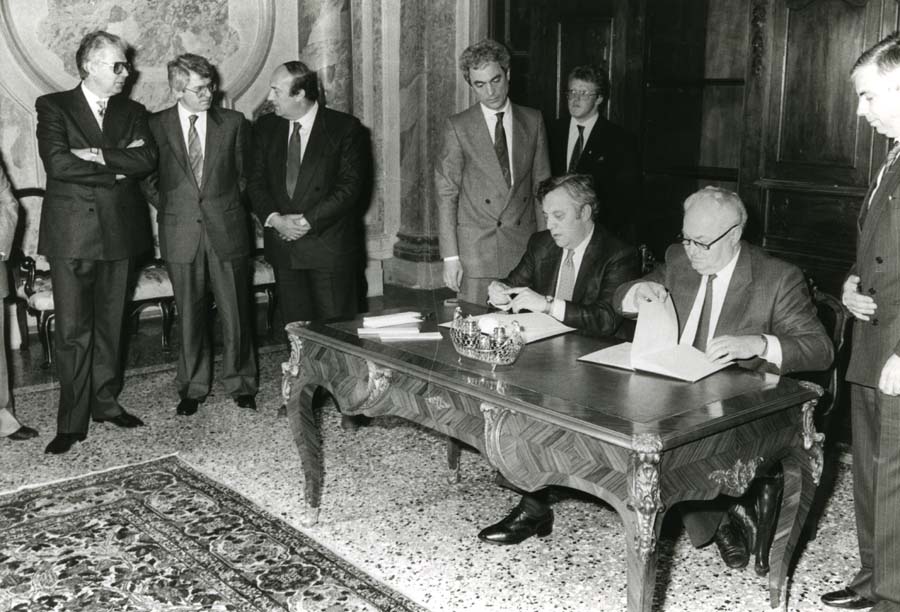 Firma di un accordo regionale di cooperazione con la delegazione della regione francese Champagne - Ardenne