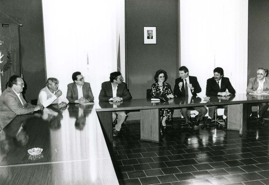 Visita dell'Assessore all'Assistenza Sociale Paolina Lamberti Mattioli alla Giunta Comunale di Buttrio