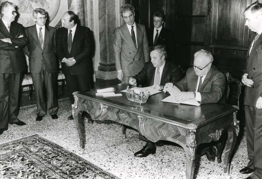 Firma di un accordo regionale di cooperazione con la delegazione della regione francese Champagne - Ardenne