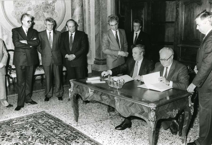 Firma di un accordo regionale di cooperazione con la delegazione della regione francese Champagne - Ardenne