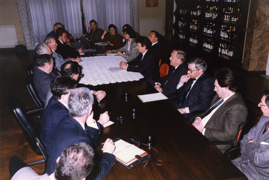 Incontro fra l'Assessore all'Agricoltura Vinicio Turello e la delegazione francese della regione Champagne - Ardenne