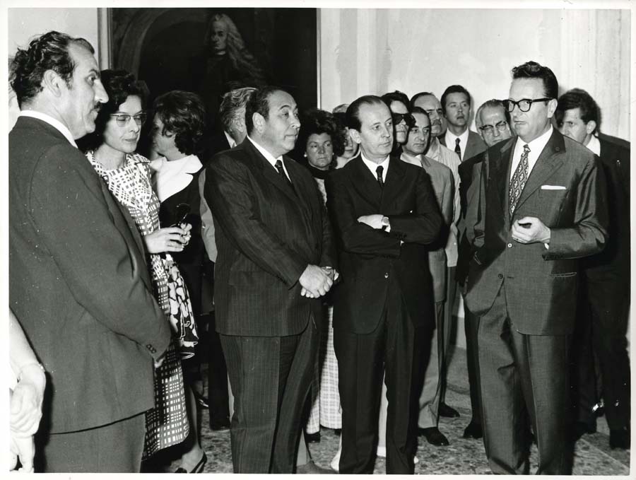 Visita del Presidente del Consiglio Esecutivo della Repubblica croata Dragutin Haramija alla mostra del Tiepolo a Villa Manin di Passariano