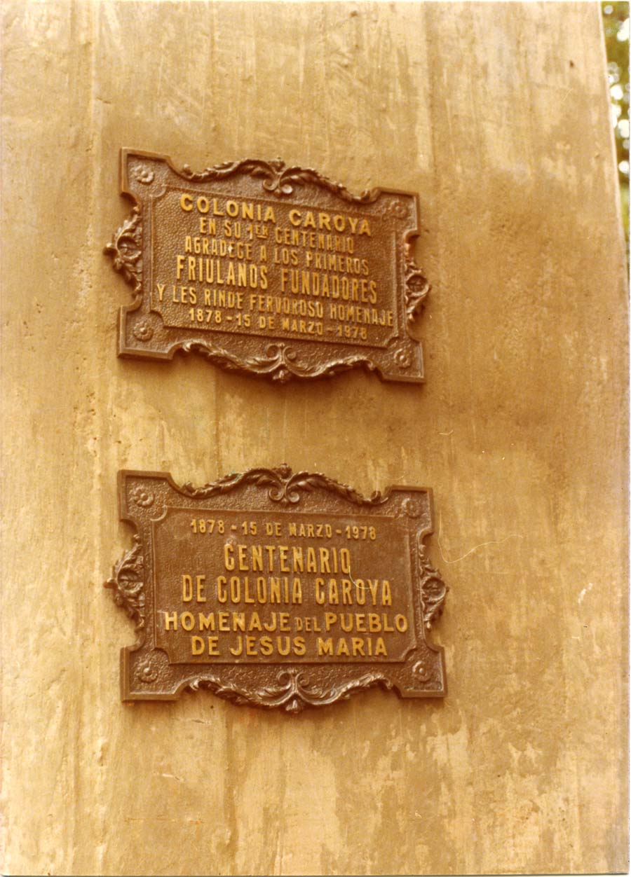 Centenario della fondazione di Colonia Caroya