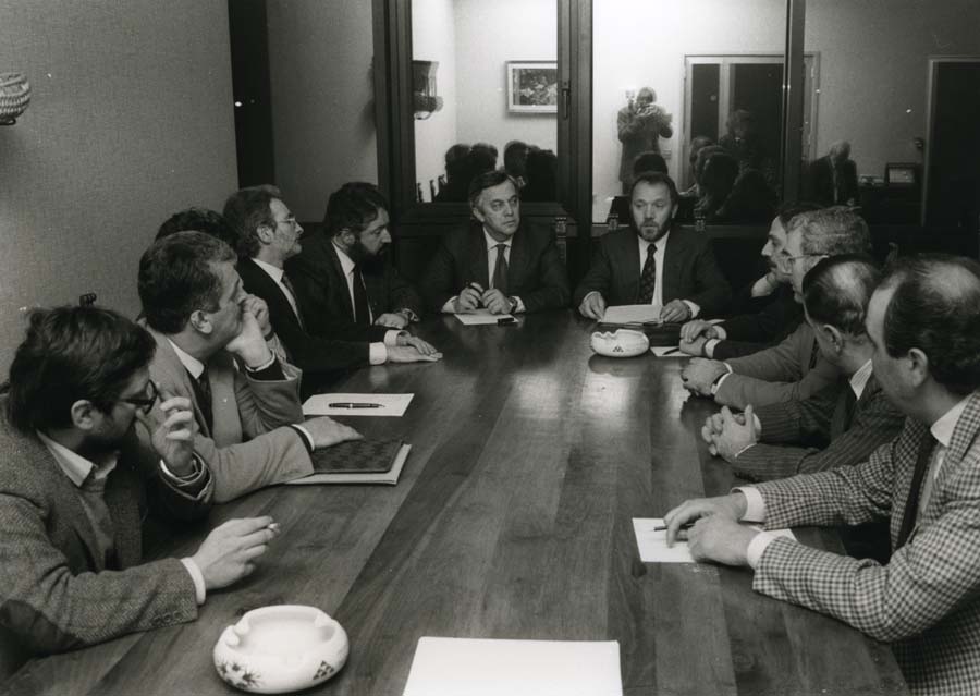 Prima riunione della Comunità Montana della Carnia a Tolmezzo per l'Agenzia per lo Sviluppo Economico della Montagna