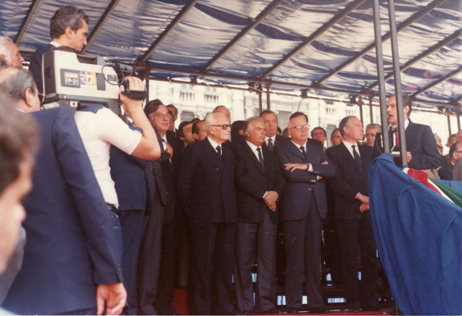 Visita del Presidente della Repubblica Italiana Sandro Pertini