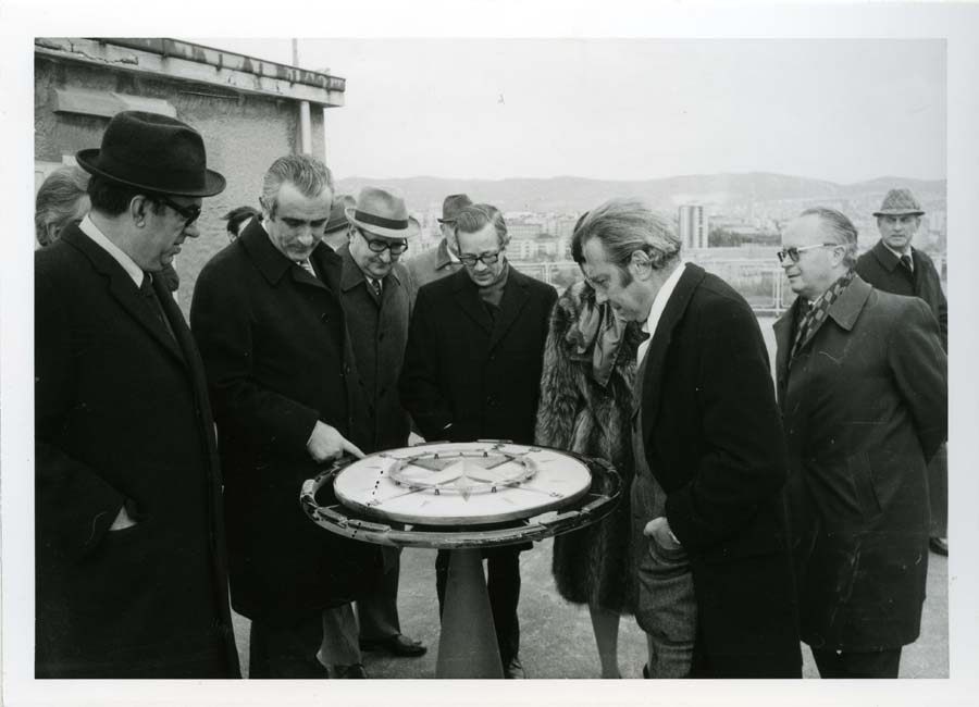 Visita del Presidente della Commissione Europea François-Xavier Ortoli