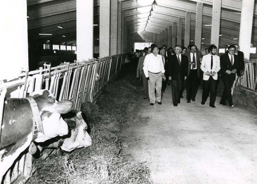 Visita del Presidente della Giunta Regionale Adriano Biasutti all'Azienda Agricola Marianis di Palazzolo dello Stella
