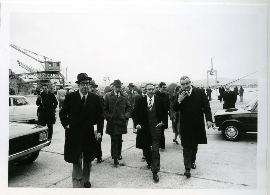 Visita del Presidente della Commissione Europea François-Xavier Ortoli