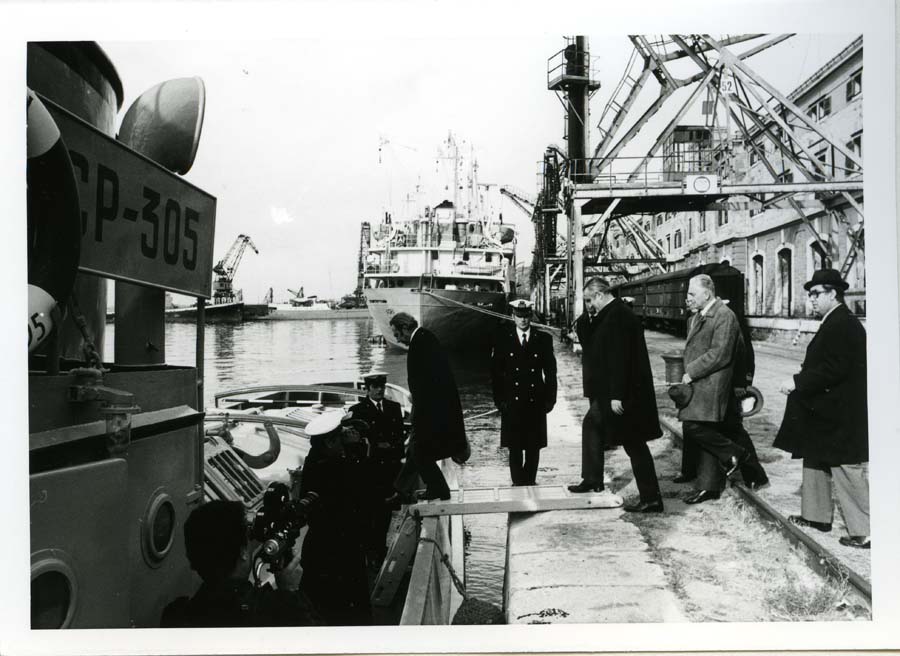 Visita del Presidente della Commissione Europea François-Xavier Ortoli