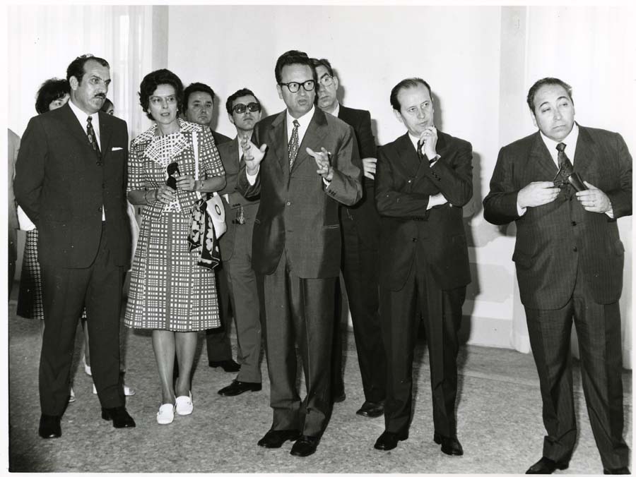 Visita del Presidente del Consiglio Esecutivo della Repubblica croata Dragutin Haramija alla mostra del Tiepolo a Villa Manin di Passariano