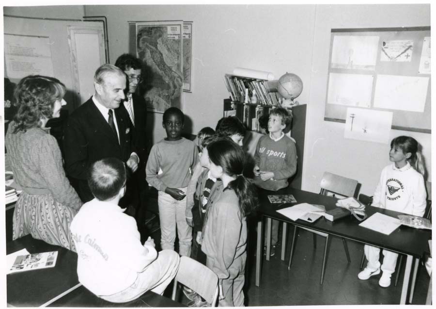 Visita del Presidente del Consiglio Regionale Paolo Solimbergo alla Scuola Internazionale di Opicina