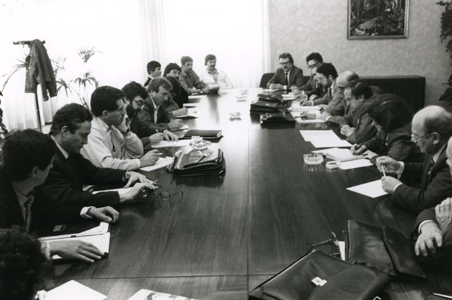 Incontro con l'Assessore all'industria Ferruccio Saro sui problemi della miniera di Raibl - Cave del Predil