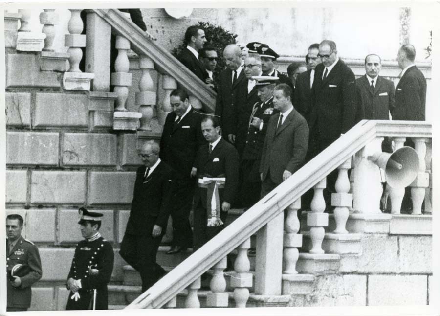 Visita del Presidente Saragat per la cerimonia nel centenario dell'annessione del Friuli all'Italia