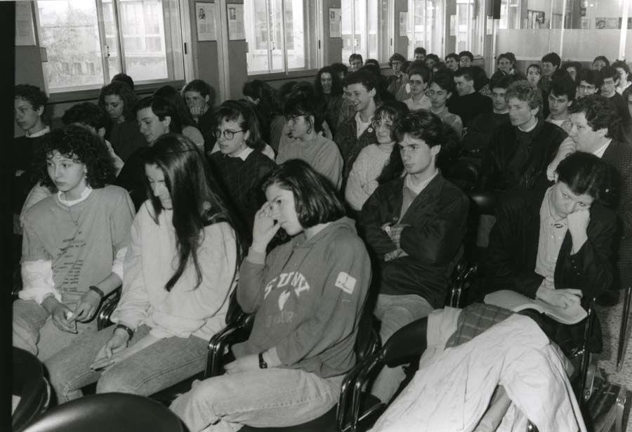 Lezione del Presidente della Giunta Adriano Biasutti agli studenti del Liceo scientifico