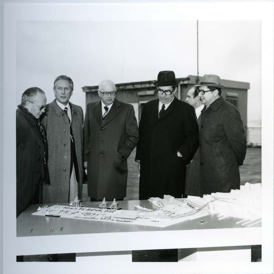 Visita del Presidente della Commissione Europea François-Xavier Ortoli