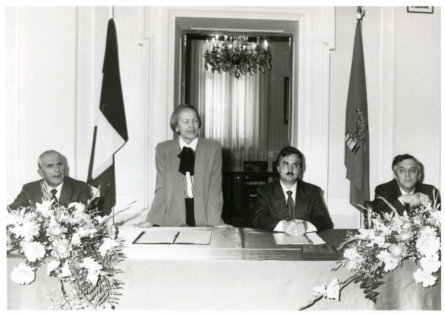 Visita del Presidente della Camera Nilde Jotti a Monfalcone