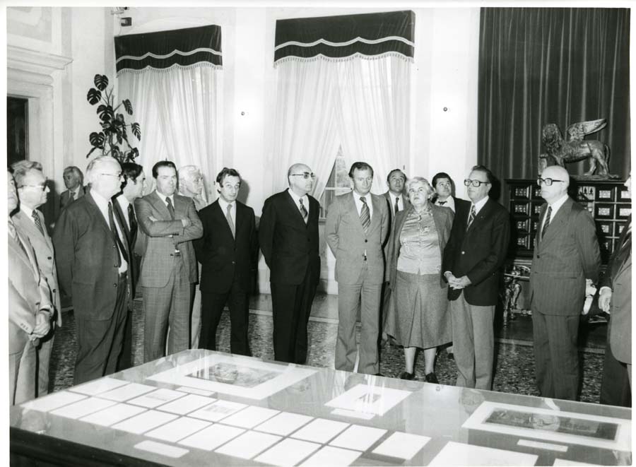 Visita del rappresentante politico della Repubblica Socialista della Croazia Jure Bilic a Villa Manin di Passariano