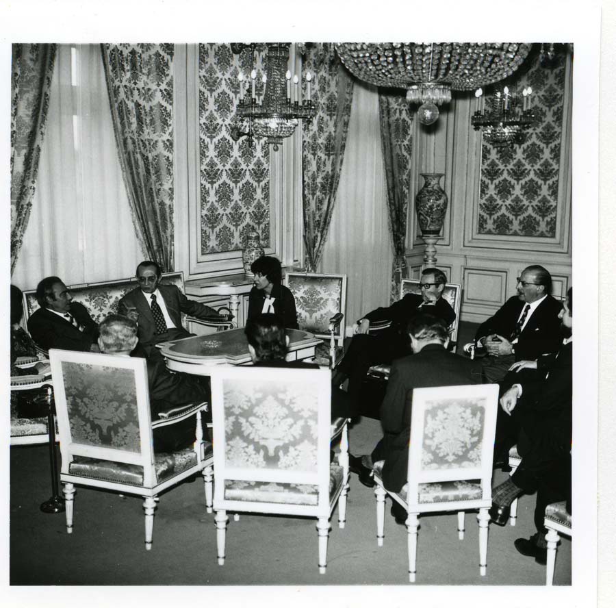 Visita del Presidente della Commissione Europea François-Xavier Ortoli