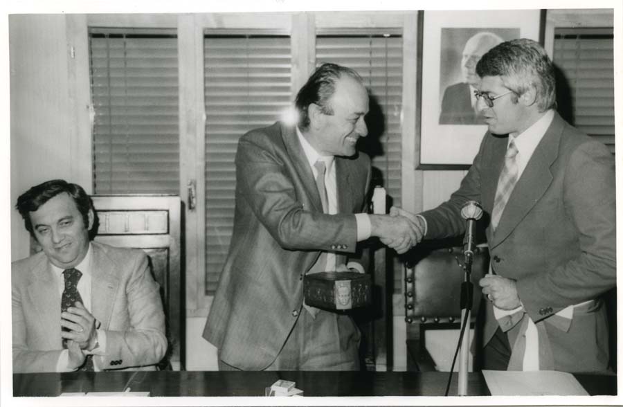 Visita del Ministro dei LL.PP. Nicolazzi a Gemona