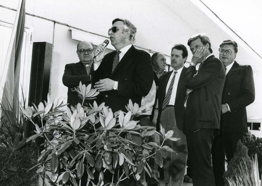 Visita del Presidente della Giunta Regionale Adriano Biasutti all'Azienda Agricola Marianis di Palazzolo dello Stella