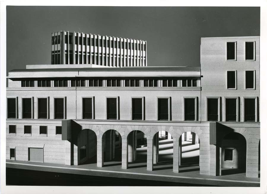 Plastico della nuova sede del Consiglio Regionale