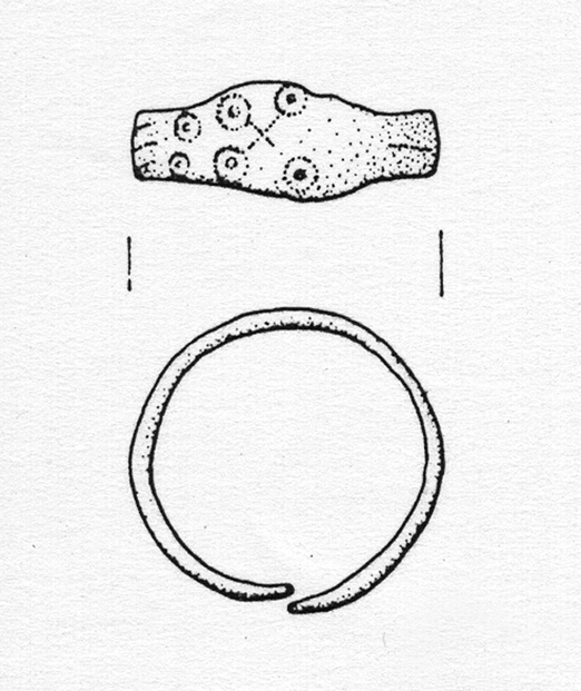 anello/ a testata ovale