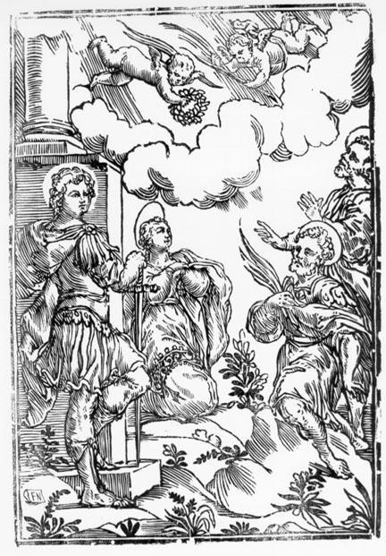 san Papiano, san Nereo, sant'Achilleo e santa Flavia Domitilla
