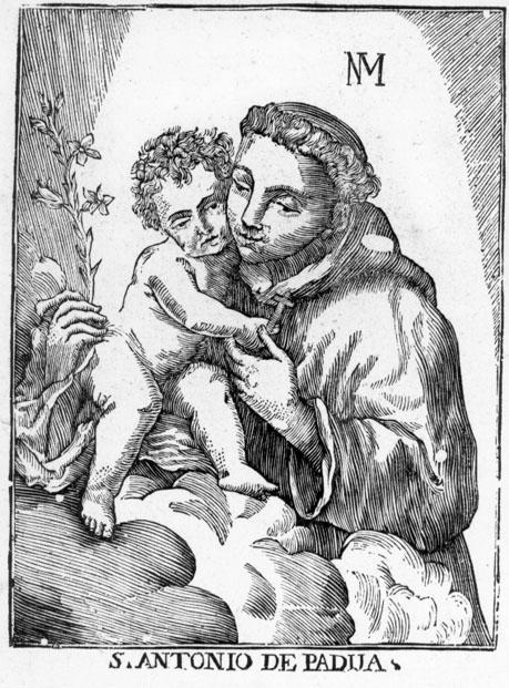 sant'Antonio da Padova con Gesù Bambino
